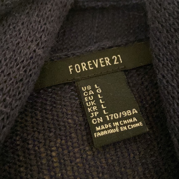 Tri colour thin knit cardigan - Picture 3 of 4